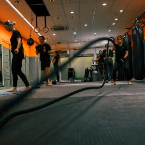 Groepsles bij BBM GYM boxing bootcamp les in Maastricht