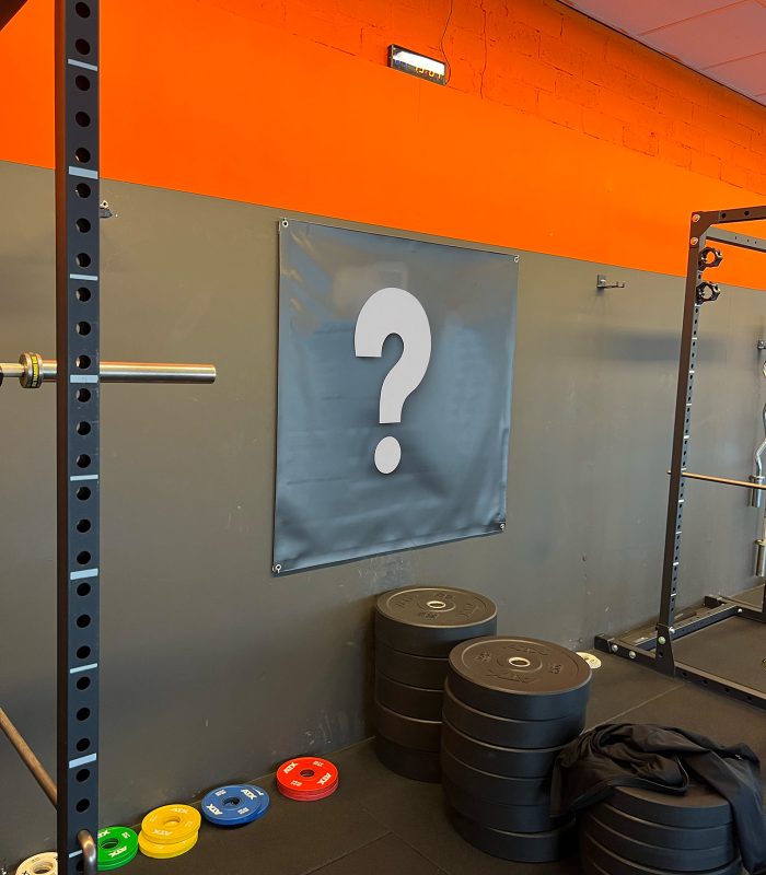 samenwerken met BBM Gym - Sponsorbanner in de open gym van BBM Gym Maastricht – ideale zichtbaarheid voor lokale ondernemers.
